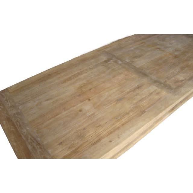 ANAIS FRENCH PROVINCIAL DINING TABLE RECYCLED TIMBER HARDWOOD 240CM RUSTIC - MyChocolateWood