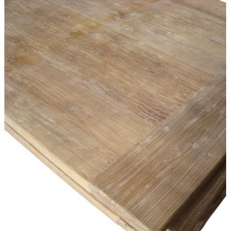 ANAIS FRENCH PROVINCIAL DINING TABLE RECYCLED TIMBER HARDWOOD 240CM RUSTIC + 8 x MELROSE DINING CHAIR IN ELM WOOD WITH A NATURAL FINISH - MyChocolateWood