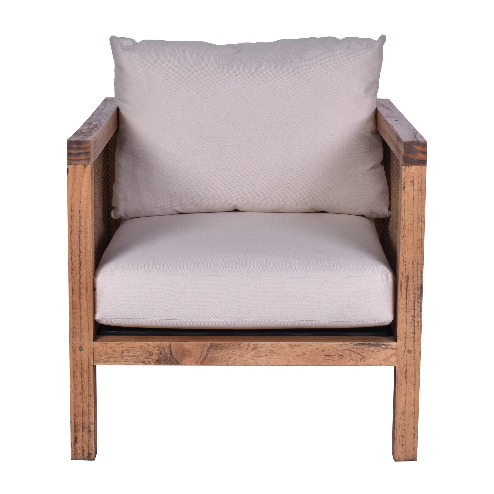 ANGOSIA RATTAN ARMCHAIR IN LIGHT TOBACCO - MyChocolateWood