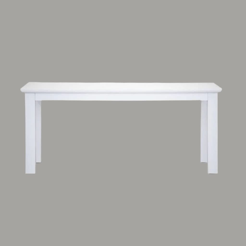 ANIKA SOLID ACACIA WOOD 180CM DINING TABLE IN VIVID WHITE - MyChocolateWood