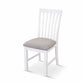 ANIKA SOLID ACACIA WOOD DINING CHAIR IN VIVID WHITE - MyChocolateWood