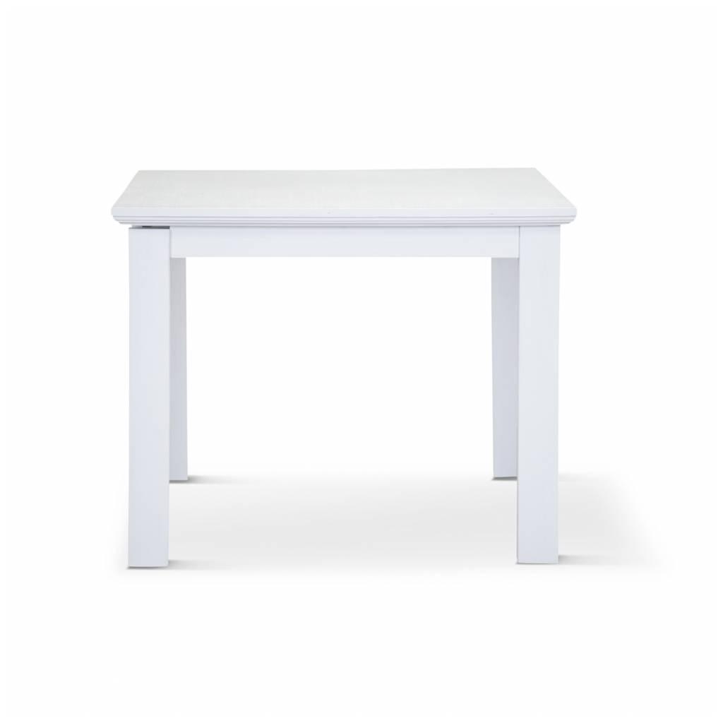 ANIKA SOLID ACACIA WOOD DINING TABLE IN VIVID WHITE 220CM - MyChocolateWood