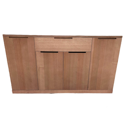 ANTOINETTE AUSTRALIAN MADE TASSIE OAK BUFFET/SIDEBOARD 4 DOORS 1 DRAWER CUSTOM MADE - MyChocolateWood