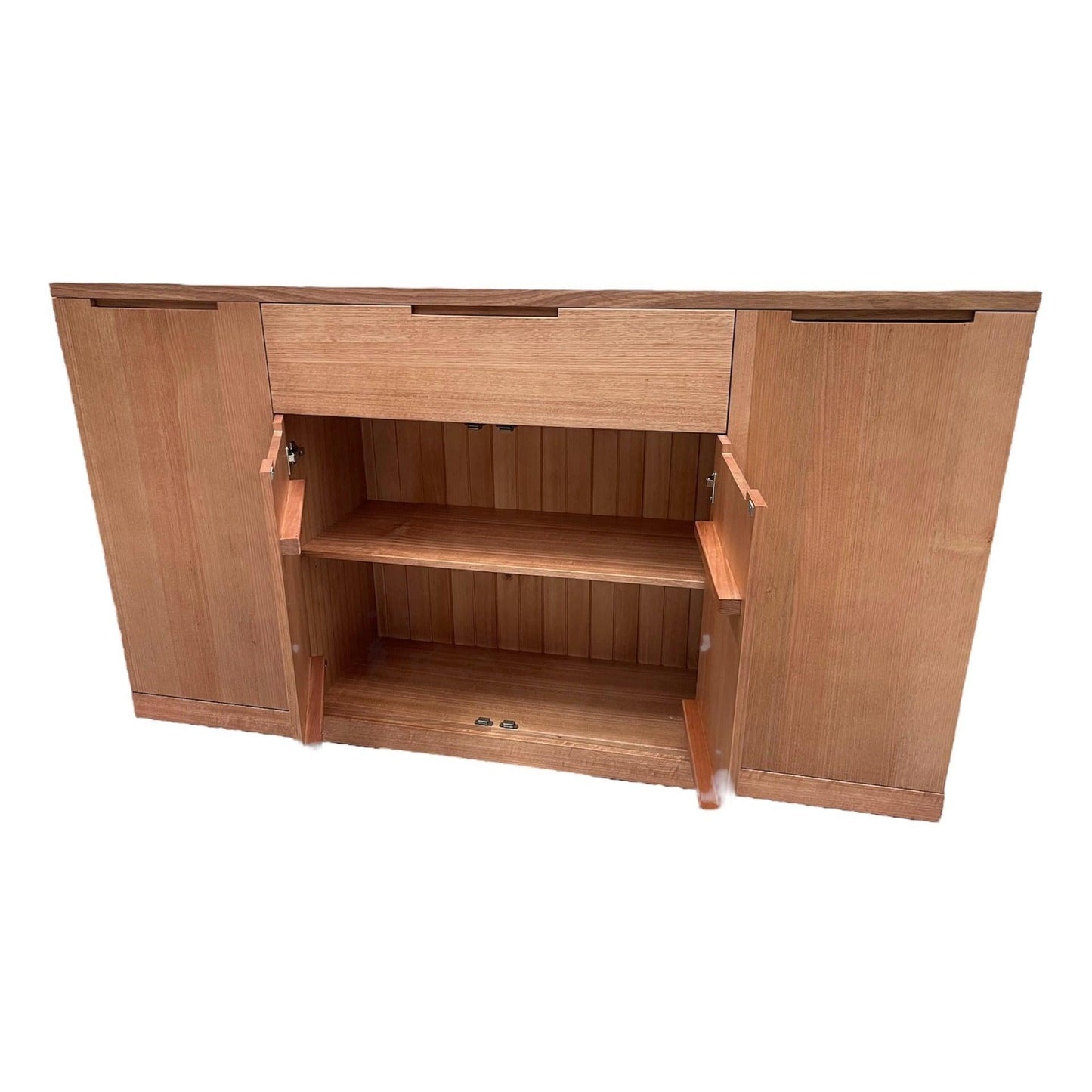 ANTOINETTE AUSTRALIAN MADE TASSIE OAK BUFFET/SIDEBOARD 4 DOORS 1 DRAWER CUSTOM MADE - MyChocolateWood