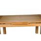 ANYA SIDE EXTENSION DINING TABLE WHEAT COLOUR 200-300CM - MyChocolateWood