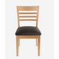 ANYA SOLID VICTORIAN ASH DINING CHAIR IN WHEAT - MyChocolateWood