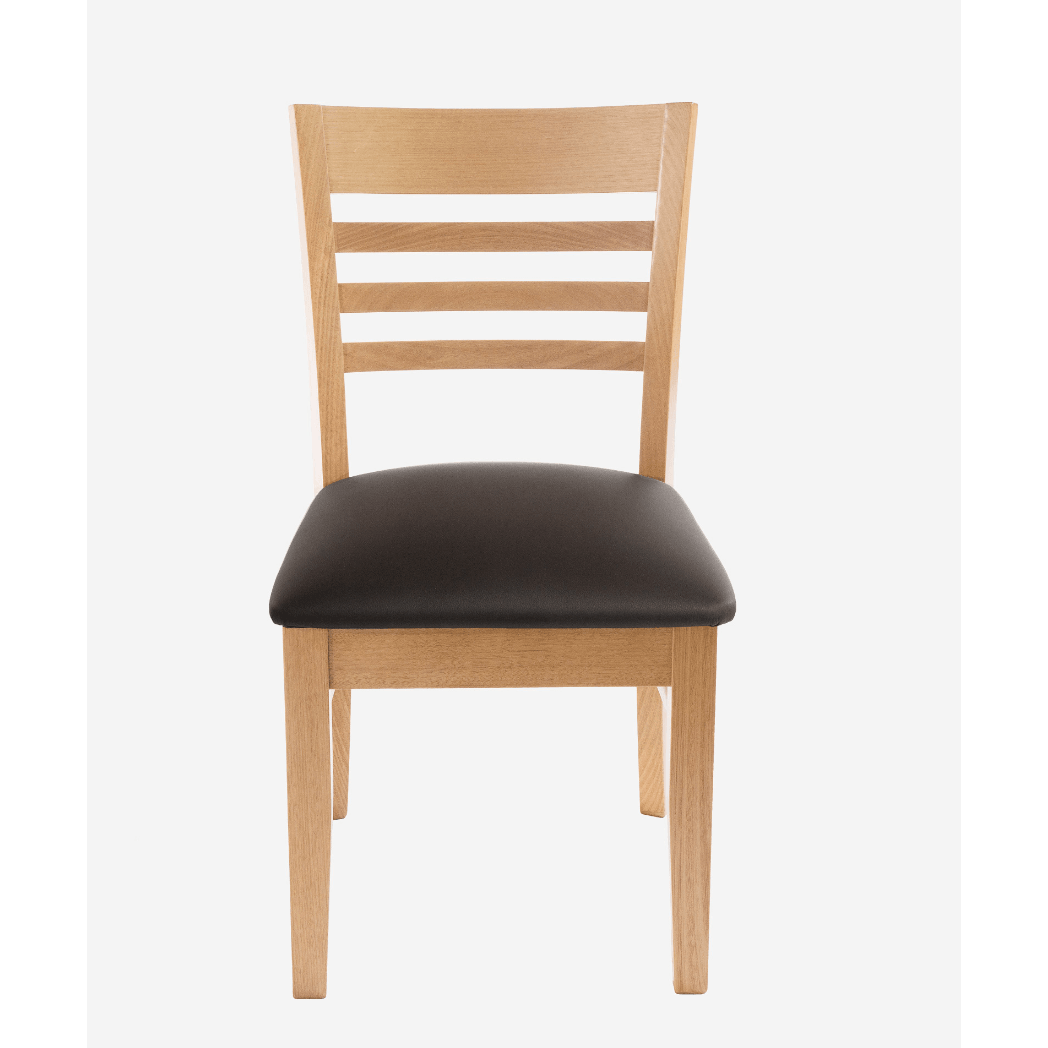 ANYA SOLID VICTORIAN ASH DINING CHAIR IN WHEAT - MyChocolateWood