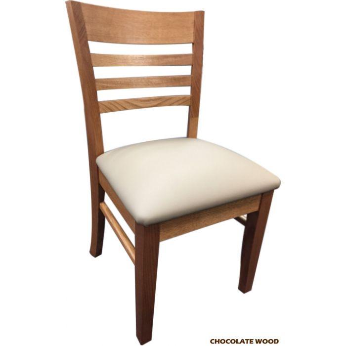 ANYA SOLID VICTORIAN ASH DINING CHAIR IN WHEAT - MyChocolateWood