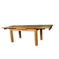 ANYA SOLID VICTORIAN ASH SIDE EXTENSION DINING TABLE 150-250CM WHEAT - MyChocolateWood