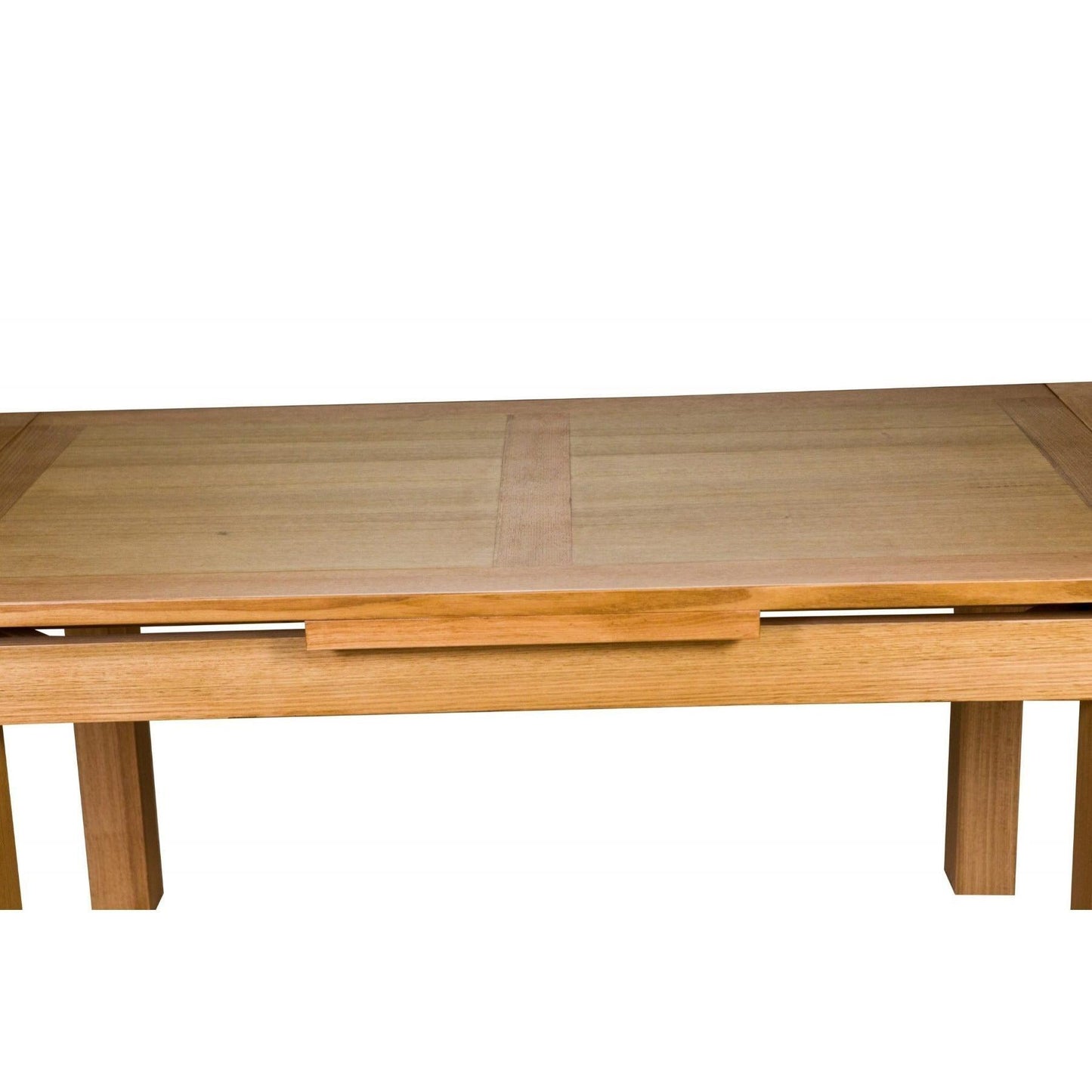 ANYA SOLID VICTORIAN ASH SIDE EXTENSION DINING TABLE 150-250CM WHEAT - MyChocolateWood