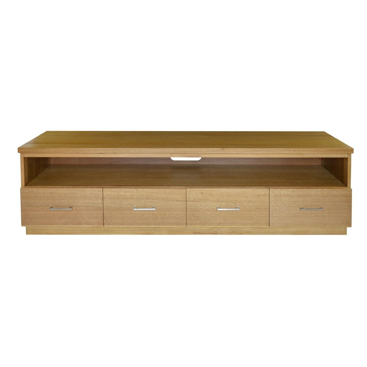 ANYA SOLID VICTORIAN ASH TV/ENTERTAINMENT UNIT ETU 4 DRAWERS - WHEAT 180CM - MyChocolateWood