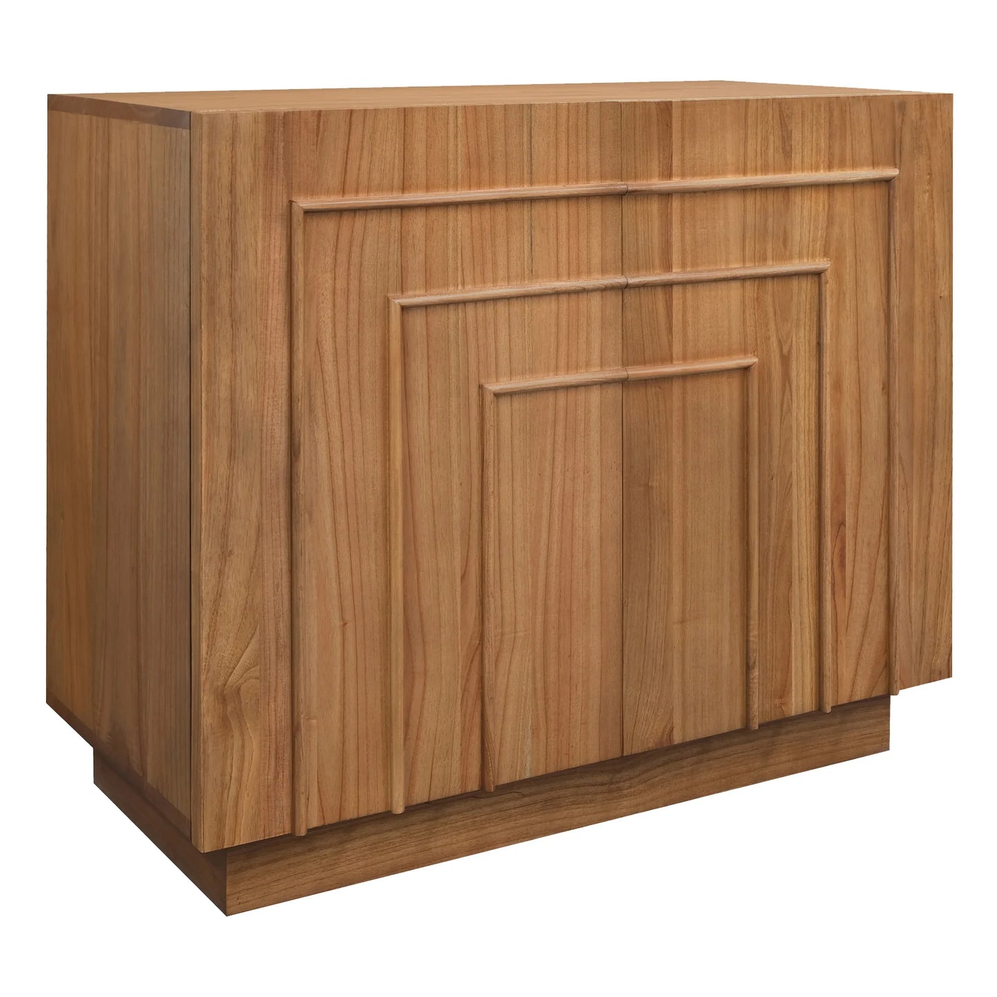 APOLLO SOLID WHITE CEDAR (MINDI WOOD) BUFFET/SIDEBOARD 2 DOORS - ALMOND - MyChocolateWood