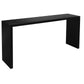 APOLLO WHITE CEDAR CONSOLE TABLE/HALL TABLE - BLACK - MyChocolateWood