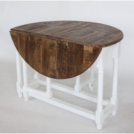 ARMIDALE ROUND GATELEG DINING TABLE 110CM DIAMETER - MyChocolateWood