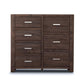 ASHGAR KING SIZE BED + TALLBOY + 2 X BEDSIDE TABLES IN GREY STONE PACKAGE DEAL - MyChocolateWood