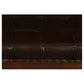 ASHMORE SOLID MAHOGANY TIMBER DOUBLE BENCH WITH GENUINE LEATHER SEAT - MyChocolateWood