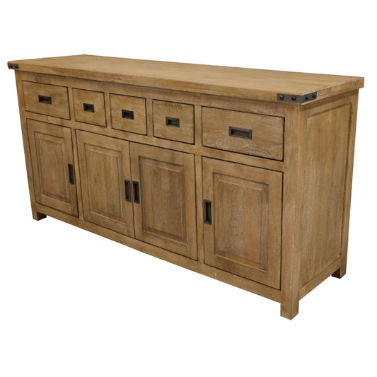 ASTI SOLID MANGO WOOD BUFFET IN HONEY WASH - MyChocolateWood
