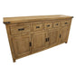 ASTI SOLID MANGO WOOD BUFFET IN HONEY WASH - MyChocolateWood