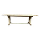 ATHENS RECYCLED ELM TRESTLE DINING TABLE 240CM - MyChocolateWood