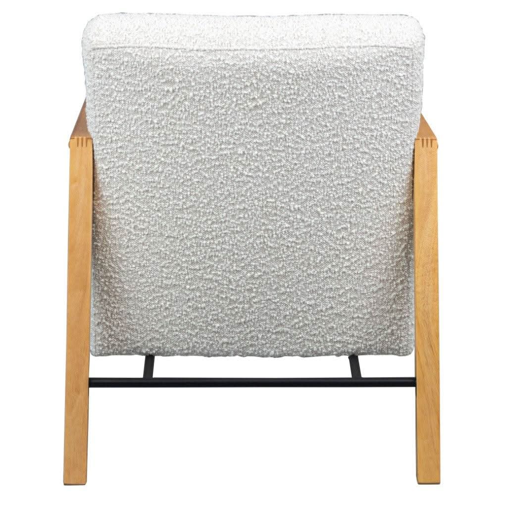 ATTICUS CONTEMPORARY FABRIC ARMCHAIR IN BEIGE - MyChocolateWood