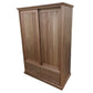 AUSTRALIAN CUSTOM-MADE FELIX SLIDING DOORS WARDROBE HANGING SPACE IN TASSIE OAK - MyChocolateWood