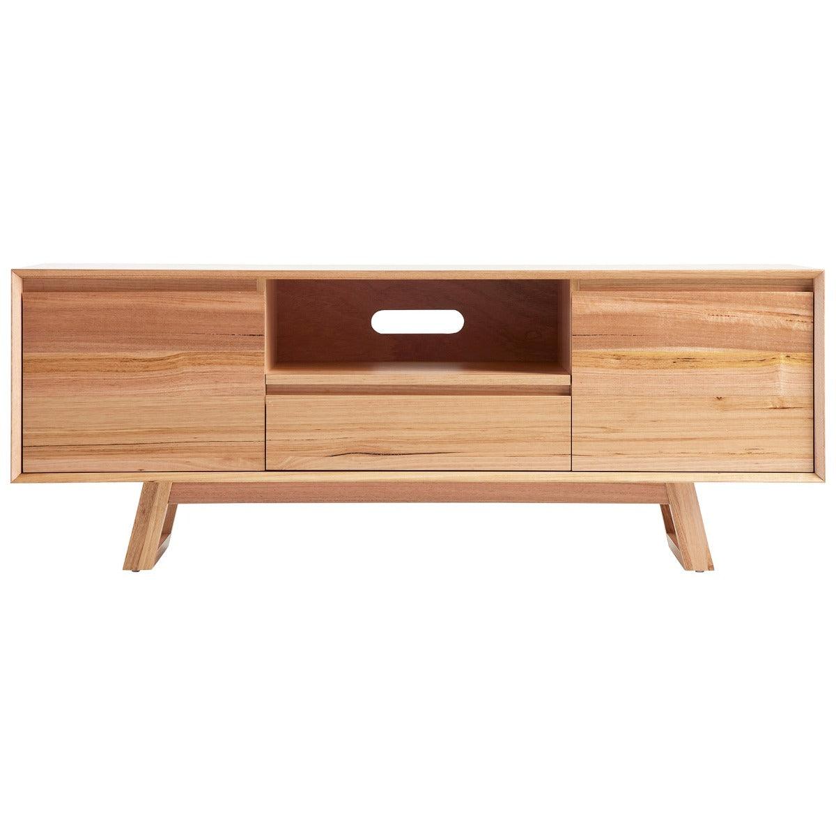 AVALON 2 DOORS 1 DRAWER TV UNIT 160CM - MyChocolateWood