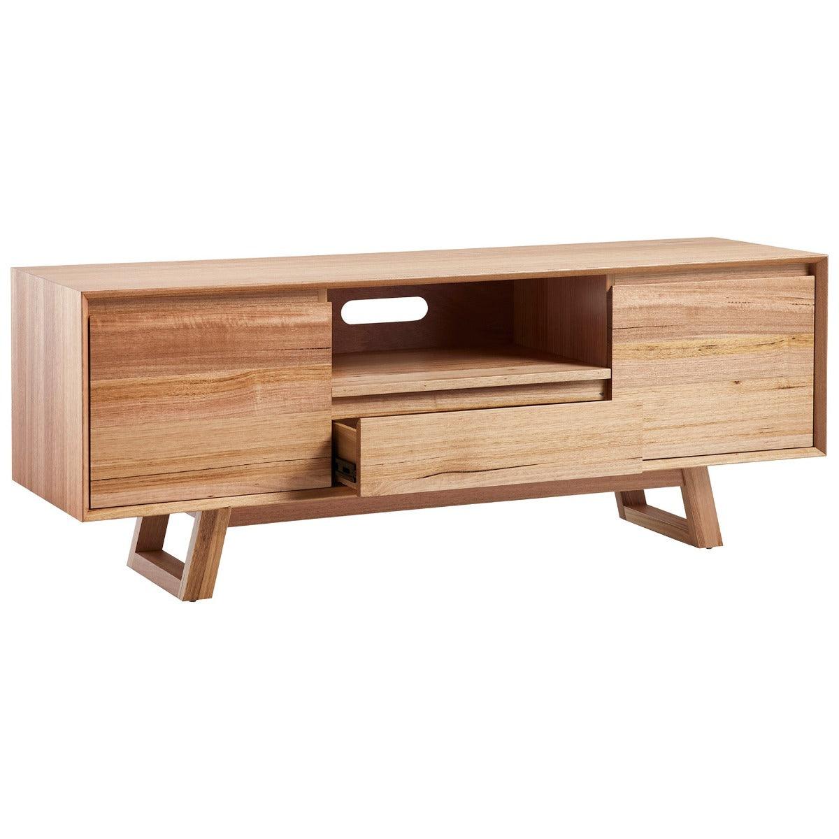 AVALON 2 DOORS 1 DRAWER TV UNIT 160CM - MyChocolateWood