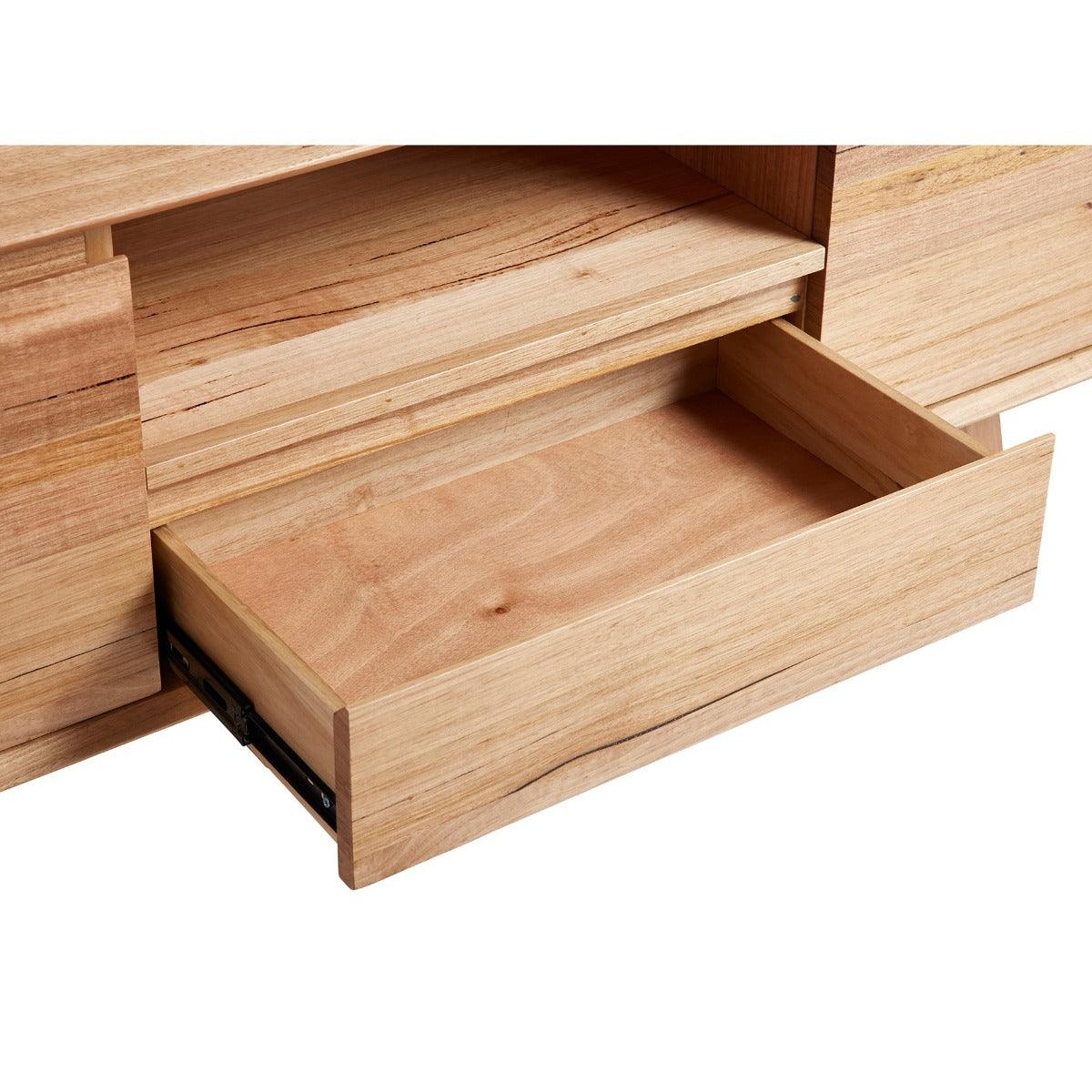 AVALON 2 DOORS 1 DRAWER TV UNIT 160CM - MyChocolateWood