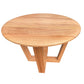 AVALON SOLID TASMANIAN OAK ROUND LAMP TABLE/SIDE TABLE 60CM DIAMETER - MyChocolateWood
