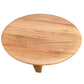 AVALON SOLID TASMANIAN OAK ROUND LAMP TABLE/SIDE TABLE 60CM DIAMETER - MyChocolateWood