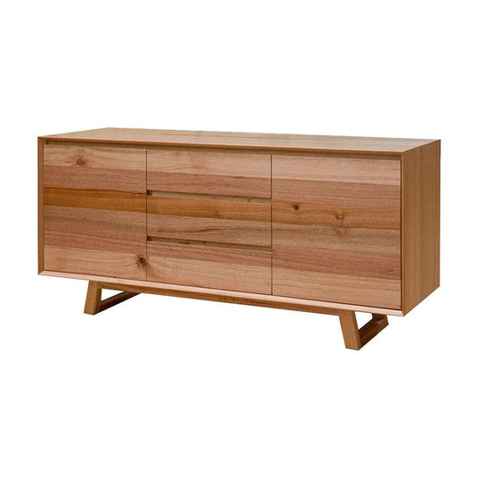 AVALON SOLID TASSIE OAK BUFFET/SIDEBOARD 2 DOORS 3 DRAWERS 180CM - MyChocolateWood