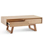 AVALON SOLID TASSIE OAK COFFEE TABLE 120CM - MyChocolateWood