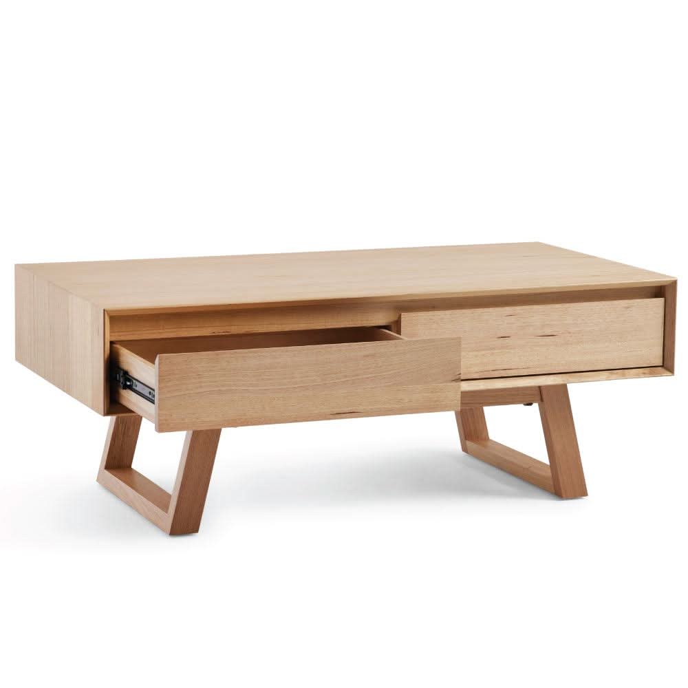 AVALON SOLID TASSIE OAK COFFEE TABLE 120CM - MyChocolateWood