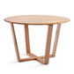 AVALON SOLID TASSIE OAK ROUND DINING TABLE 12OCM DIAMETER is - MyChocolateWood