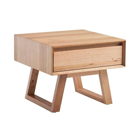 AVALON SOLID TASSIE OAK SQUARE LAMP TABLE/SIDE TABLE - MyChocolateWood