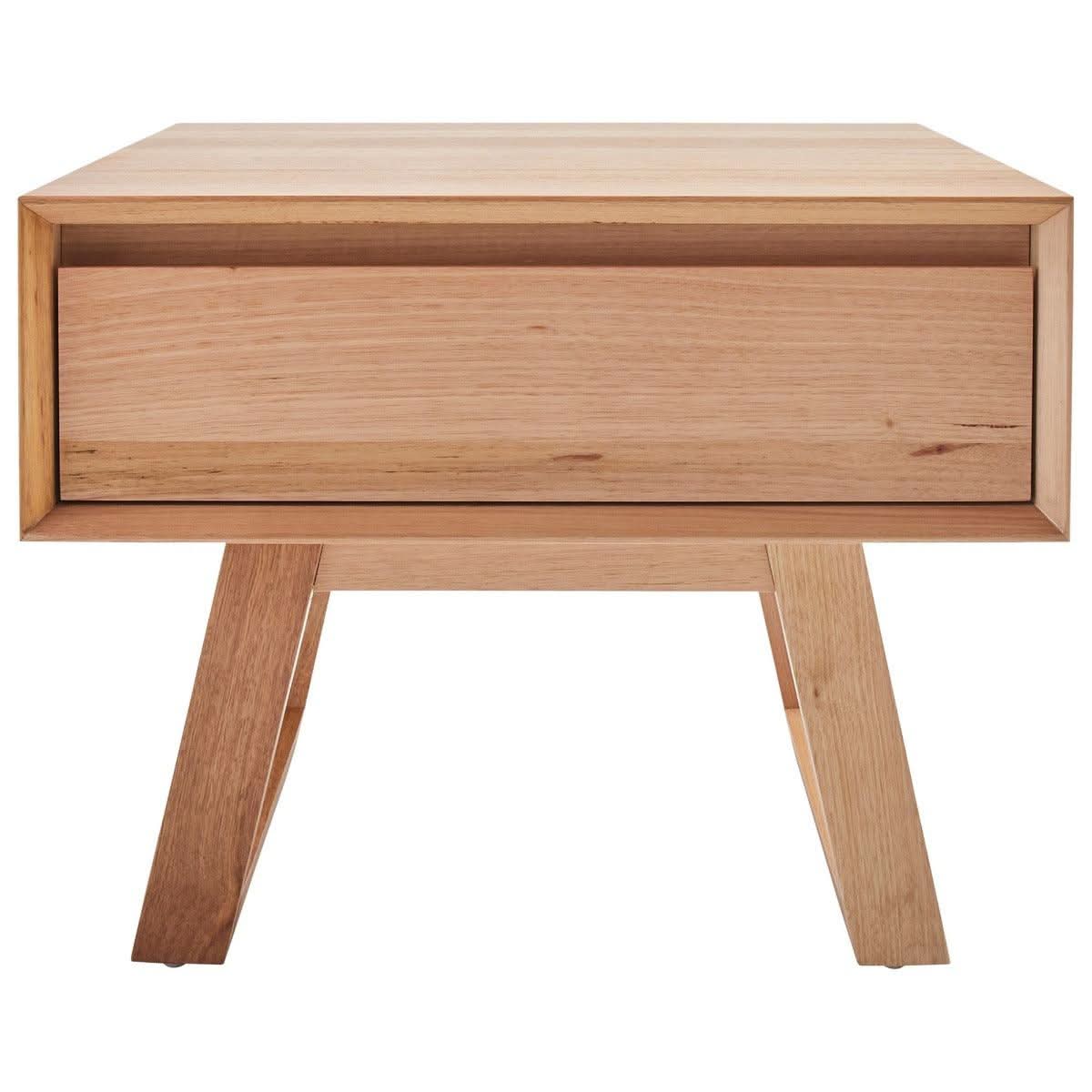 AVALON SOLID TASSIE OAK SQUARE LAMP TABLE/SIDE TABLE - MyChocolateWood