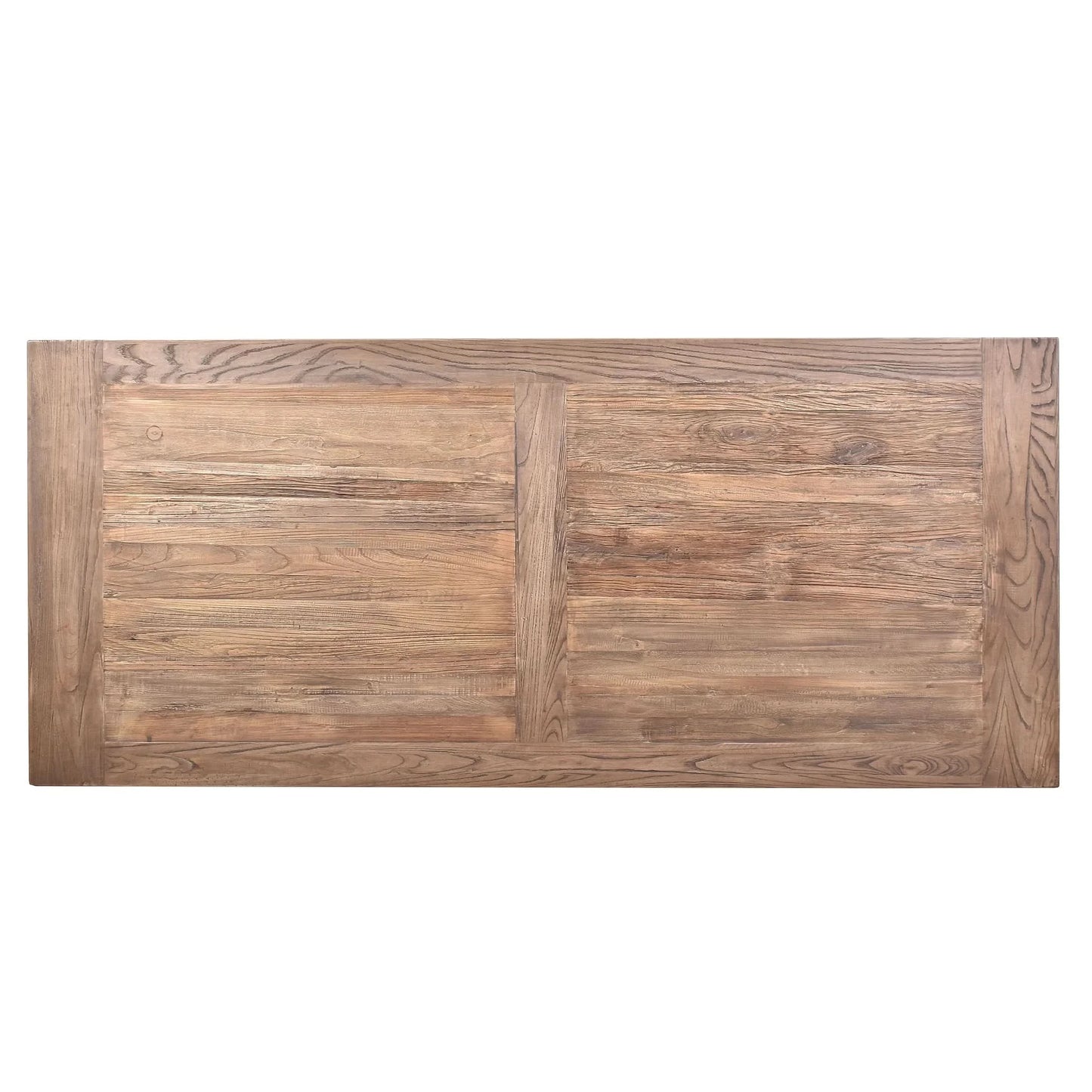 AVERY RECLAIMED ELM WOOD DINING TABLE NATURAL 240CM - MyChocolateWood