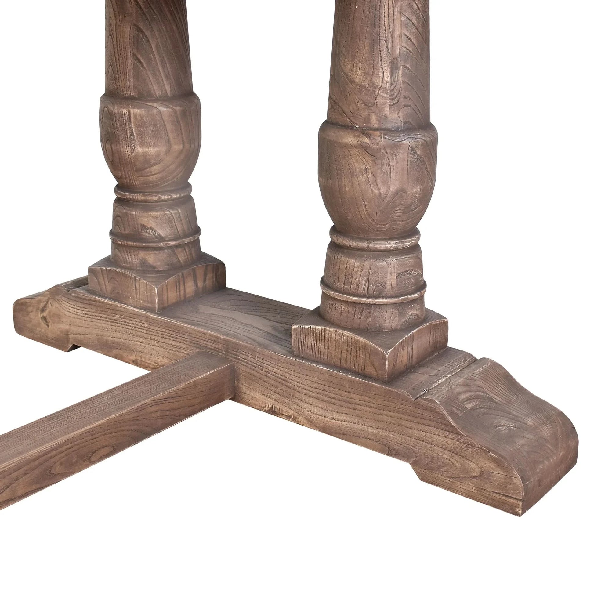 AVERY RECLAIMED ELM WOOD DINING TABLE NATURAL 240CM - MyChocolateWood