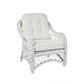 BALI WHITE RATTAN 3-SEATER SOFA, COUCH, SETTEE, LOVE SEAT WHITE UPHOLSTERY - MyChocolateWood