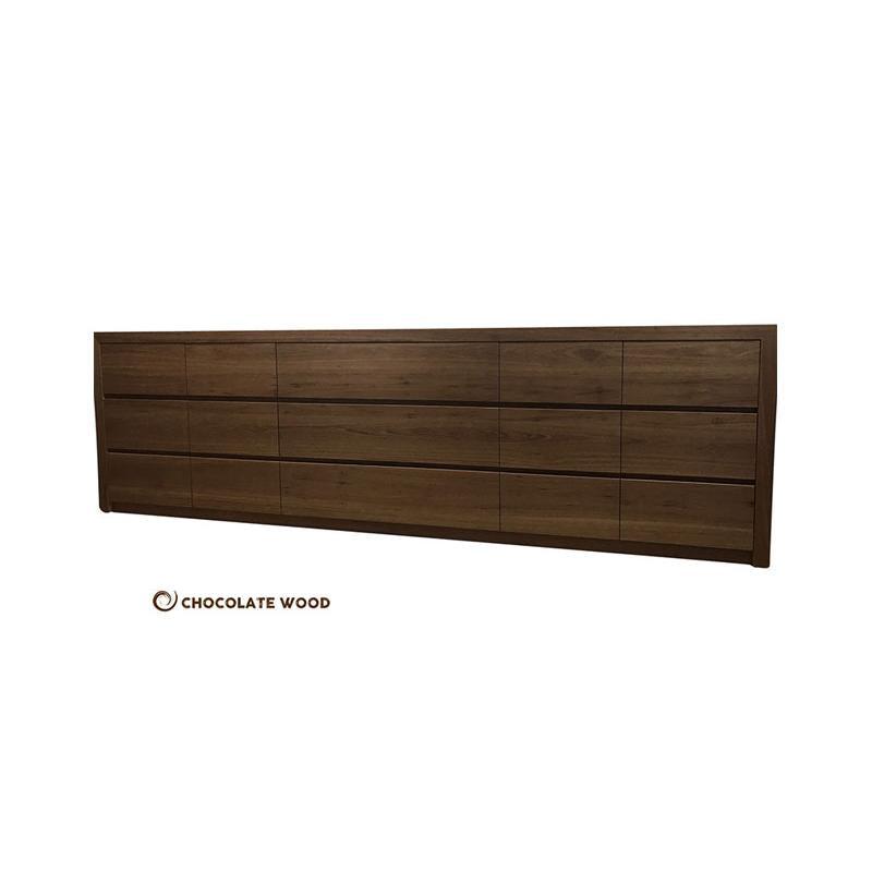 BARNEY DRESSER IN SOLID BLACKBUTT - AUSTRALIAN CUSTOM MADE - MyChocolateWood