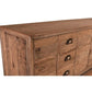BASIL RECLAIMED OAK 6 DRAWER CHEST OF DRAWERS WITH BOTTOM SHELF - MyChocolateWood