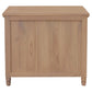 BEAU 3 DRAWERS TURN LEG CHEST OF DRAWERS NATURAL - MyChocolateWood