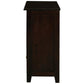 BENEDICT SOLID MAHOGANY TIMBER BEDSIDE TABLE WITH 1 DRAWER & 1 SHELF IN CHOCOLATE - MyChocolateWood