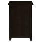 BENEDICT SOLID MAHOGANY TIMBER BEDSIDE TABLE WITH 3 DRAWERS IN CHOCOLATE - MyChocolateWood