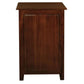 BENEDICT SOLID MAHOGANY TIMBER BEDSIDE TABLE WITH 3 DRAWERS IN MAHOGANY COLOUR - MyChocolateWood