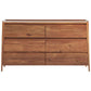 BENTLEIGH 6 DRAWER DRESSER IN BLACKWOOD TIMBER - MyChocolateWood