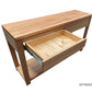 BERKLEY TASSIE OAK CONSOLE TABLE WITH 2 DRAWERS CUSTOM MADE IN AUSTRALIA - MyChocolateWood