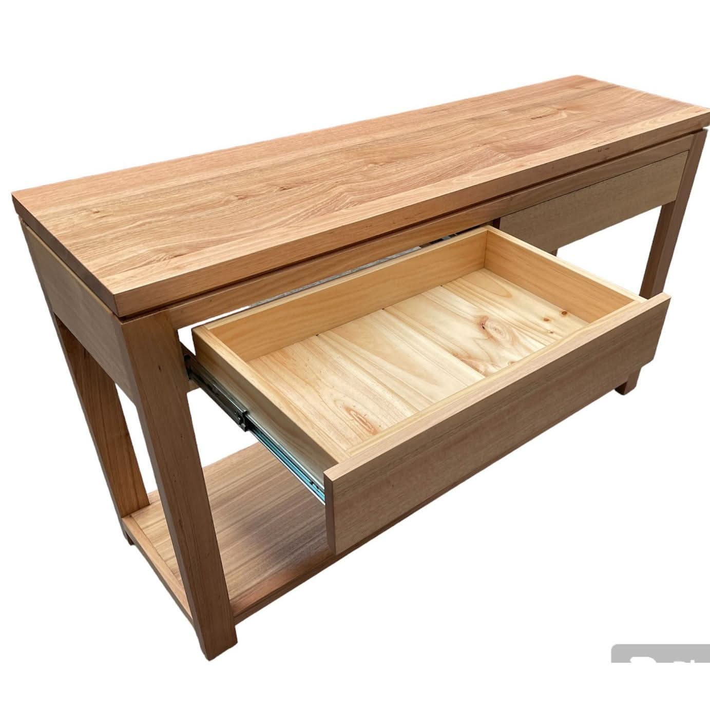 BERKLEY TASSIE OAK CONSOLE TABLE WITH 2 DRAWERS CUSTOM MADE IN AUSTRALIA - MyChocolateWood