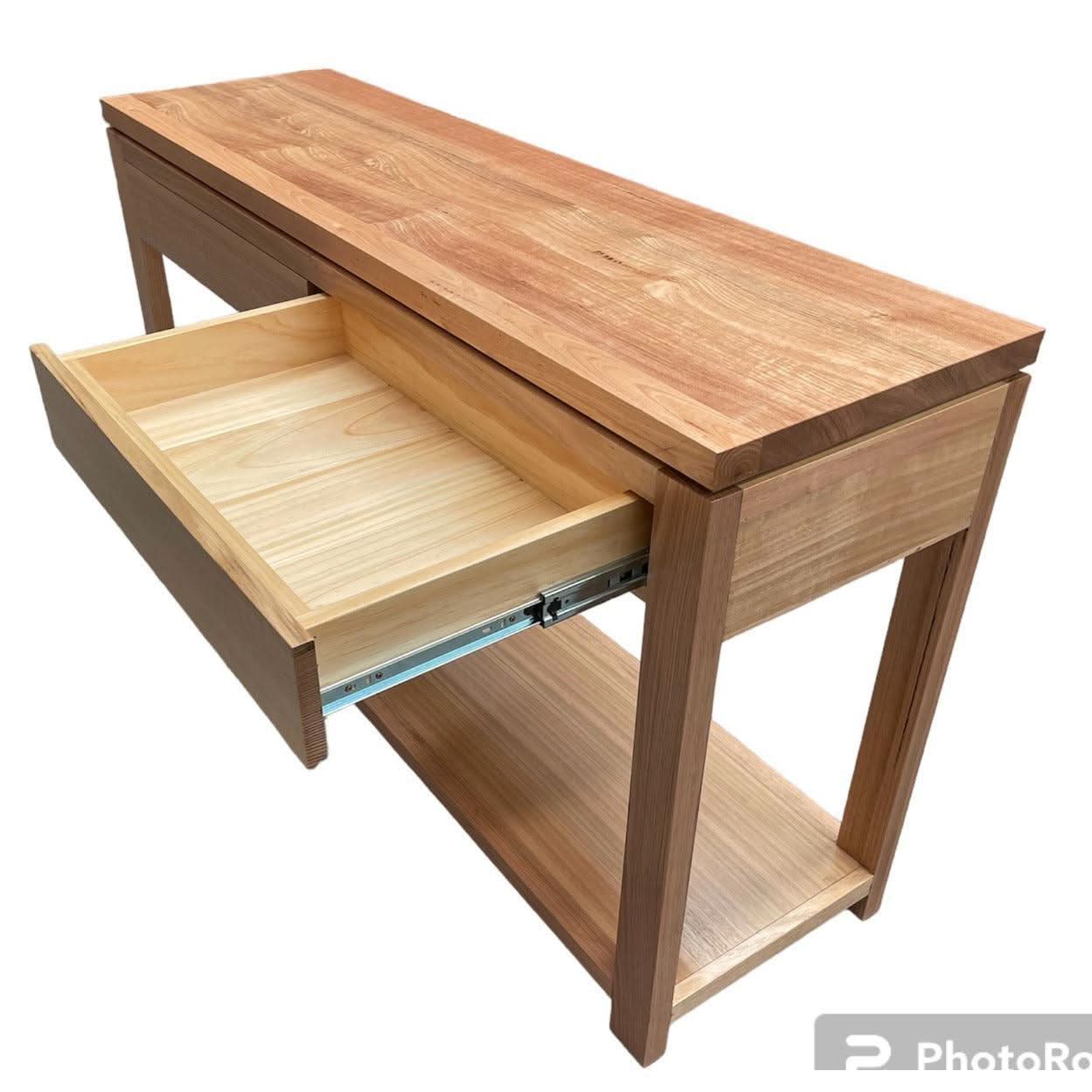 BERKLEY TASSIE OAK CONSOLE TABLE WITH 2 DRAWERS CUSTOM MADE IN AUSTRALIA - MyChocolateWood