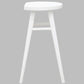 BERONA SOLID MAHOGANY COUNTER STOOL WHITE - MyChocolateWood